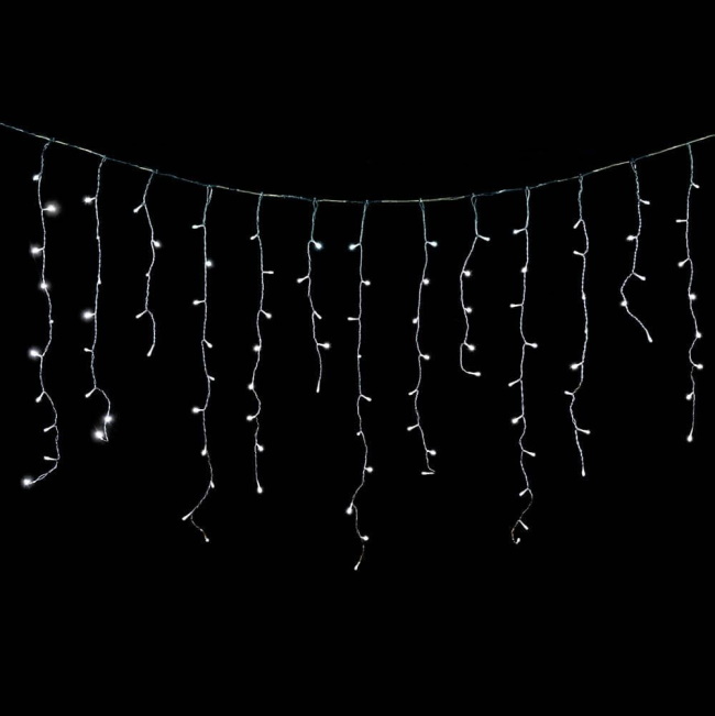 DekorTrend LED svetleća ledenica Crystaline 2x0,9m 138 kom hladno bela KAT 212